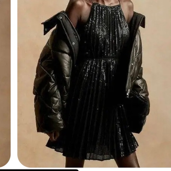 Banana republic dress-l, halter, sequin - Picture 7 of 7